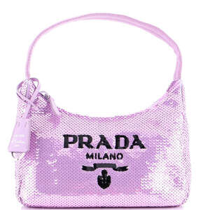 Prada Re-Edition Hobo Sequins Mini #203046P22B